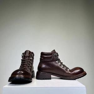 Botas de Seguridad de Cuero para Hombre, con Puntera de Material Compuesto, Impermeables, Antiestáticas, para Uso Industrial y en Almacenes - Product Image 3