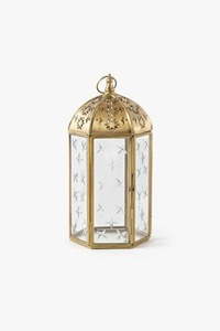 Lanterne décorative en métal Ramadan Kareem avec éclat doré de luxe, parfaite pour les hôtels, les restaurants et les intérieurs de maison - Product Image 4