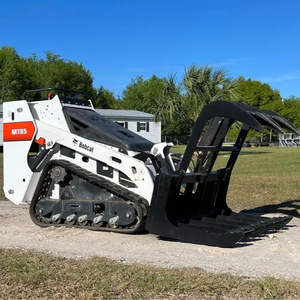 Mini chargeuse compacte à chenilles MT85 45KW 55 KW 75HP 700KG 850KG mini chargeuse compacte carregador avec attelage rapide - Product Image 5