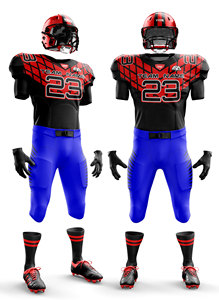 ชุดอเมริกันฟุตบอลสำหรับทุกเพศตามต้องการชุดกีฬาผลิตตามสั่งมีทั้งเสื้อและกางเกง - Product Image 2