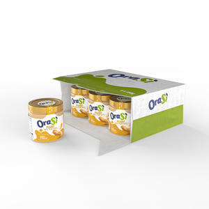 OraSi Cremas Vegetales de Cacahuete para Untar Veganas Dulces Italianas 180g Paquete de 6 Unidades Caja con 360 Días de Vida Útil - Product Image 2