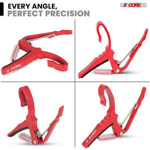 Capo de Guitarra de 5 Cuerdas de Cambio Rápido para Guitarra Acústica, Eléctrica, Banjo, Mandolina o Ukelele - Product Image 6