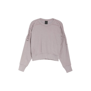Sudaderas de invierno de gran tamaño personalizadas, tejido de rizo pesado, ropa de calle lisa en blanco, Sudadera de cuello redondo - Product Image 5