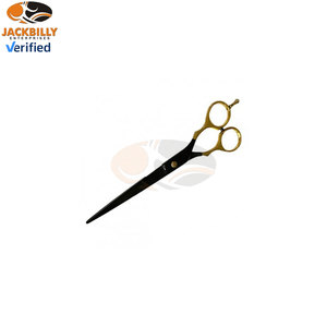 Tijeras Profesionales para Cortar Cabello para Barberos, Mano Derecha, Punta Roma, Acero Inoxidable Japonés J2, para Uso en Salón, Azul, Negro, Marrón - Product Image 5