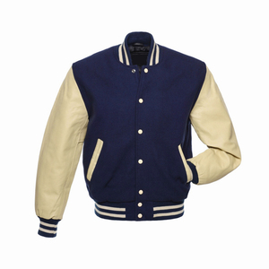 Low Price OEM/ODM Men's lettermen Jacket Custom Logo Leather Sleeves Jacket High Quality Wind Resistant Jackets - Product Image 4