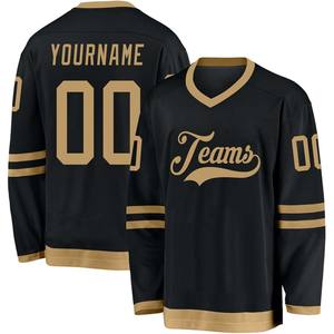 Camisetas de hockey sobre hielo auténticas personalizadas, logotipo cosido, venta al por mayor, malla transpirable de secado rápido, ropa de equipo de calidad profesional duradera, OEM - Product Image 3