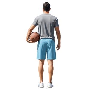 Shorts à cordon pour homme, confort décontracté, taille et couleur personnalisables, avec option d'impression numérique et d'embroidery. - Product Image 3