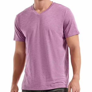 2025 Nueva camiseta de alta calidad para hombre, Camiseta larga estampada holgada de algodón 100%, camiseta lisa al por mayor para hombre - Product Image 1