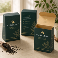 Cartons pliants à fond autobloquant personnalisés pour l'emballage des produits