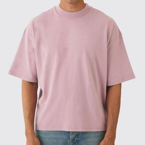 Heavyweight Streetwear 100% Cotton Boxy <b>Fit</b> <b>T</b>-<b>Shirts</b> Premium Quality Custom Shorts Sleeve Boxy <b>Fit</b> <b>Shirt</b> - Product Image 4