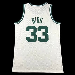 <span class=keywords><strong>Maillot</strong></span> de basket rétro américain en vente chaude pour toutes les équipes, blanc, <span class=keywords><strong>Larry</strong></span> <span class=keywords><strong>Bird</strong></span> 33 #   Débardeur pour homme adulte 100% polyester à séchage rapide - Product Image 1