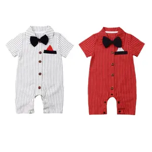 Groothandel Katoen Onesie Pasgeboren Baby Jongen Kleding 3 - 6 Maanden Baby Rompertjes Aangepast