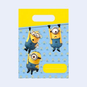 Bolsas de Regalo de Plástico para Fiestas de Minions, 23x16.5 cm, para Celebraciones, 6 Piezas - Product Image 1