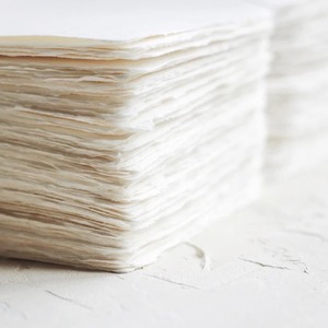 105 x 148 White Deckle Edge Cotton Rag Handmade Paper 300gsm Box Style <b>Fairy</b> Design Offset Printing for <b>Fairy</b> Style Paper Crafts - Product Image 3