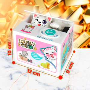 Juguete Electrónico para Gatos, Hucha de Plástico que Roba Monedas, Juguete Interactivo para Gatos - Product Image 2