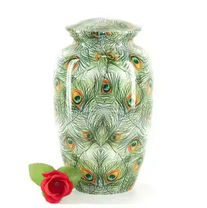 Urnes de crémation royales Urnes en aluminium de haute qualité Design multicolore unique Cendres pour adultes pour cendres humaines Urne funéraire Fournitures - Product Image 3