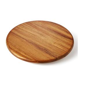 Plateau tournant en bois d'acacia personnalisé pour la cuisine, organisateur de placard, plateau de rangement rond en bois, artisanat indien - Product Image 1