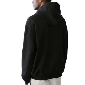 Sudadera con Capucha de Doble Capa de Algodón Grueso con Bolsillo Tipo Canguro y Hombros Caídos, Estilo Urbano Clásico con Logotipo Personalizado para Hombre - Product Image 4