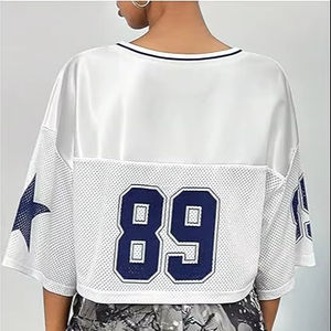 Camisa corta de alta demanda para mujer, camisa ajustada de algodón de verano a la moda, perfecta para ropa de calle, boutiques y marcas - Product Image 3