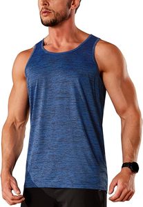 Débardeurs décontractés à séchage rapide pour hommes tricotés sans manches chemise musculaire d'entraînement Gym Performance athlétique musculation t-shirt respirant - Product Image 2