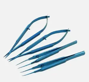 Instruments de micro-chirurgie en titane, 4 pièces, source d'alimentation manuelle de 5.5 pouces - Product Image 2
