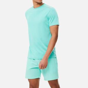 Ensemble t-shirt et short de sport respirant à séchage rapide pour hommes, vêtements d'extérieur décontractés pour l'été - Product Image 1