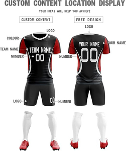Vêtements de sport confortables, ensembles d'uniformes de football à vendre, maillot de football léger au meilleur prix de vente - Product Image 3