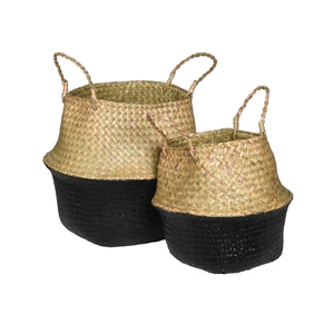 Panier de rangement en jonc de mer fait à la main de haute qualité Design personnalisé du fabricant vietnamien Décoration et artisanat - Product Image 6