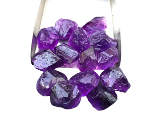 Juego de 10 piezas de calidad fantástica 16-18 MM piedra curativa de amatista cortada a mano piedra preciosa suelta púrpura Natural tamaño crudo piedra preciosa cruda - Product Image 3