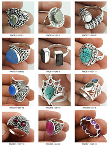 Anillo clásico de forma redonda de piedras preciosas de amatista púrpura Natural para ella joyería de piedra NATAL DE FEBRERO joyería de plata personalizada de la India - Product Image 5