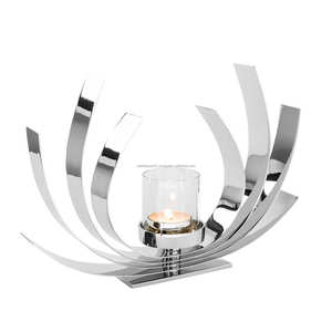 Support de bougie en métal fait main de luxe pour la décoration intérieure, nouvelle arrivée, support de bougie en métal noir de luxe pour grossiste en supports de bougies - Product Image 6