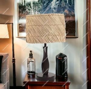 Natural Bamboo Weaving Desk Lamp Rattan Night <b>Light</b> Modern Woven Luxury Table Lamp for Bedroom Restaurant Decoration - Product Image 5