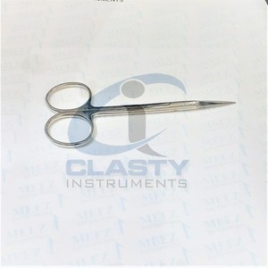 EXTRA SHARP NOYES MICRO TIJERAS DESECHABLE DE UN SOLO USO INSTRUMENTOS OFTÁLMICA RECTA 4,5 PULGADAS PRIMAVERA IRIS TIJERA - Product Image 3