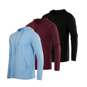 Sweat à capuche surdimensionné pour hommes de haute qualité Streetwear polaire coton mélangé décontracté imprimé bouffant personnalisé Anti-rétrécissement tricoté - Product Image 3