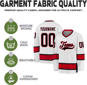 Trending Custom Ice Hockey <b>Uniforms</b> for Clubs and <b>Schools</b> OEM Pro Stitch Quality Direct Factory Bulk Order - Product Image 4