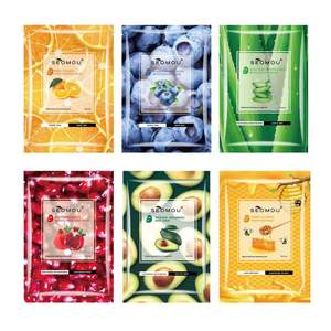 Masque en tissu éclaircissant, hydratant et anti-rides aux fruits, à l'aloe vera authentique, effet liftant, exclusivité transfrontalière, fabricant ODM/OEM - Product Image 5