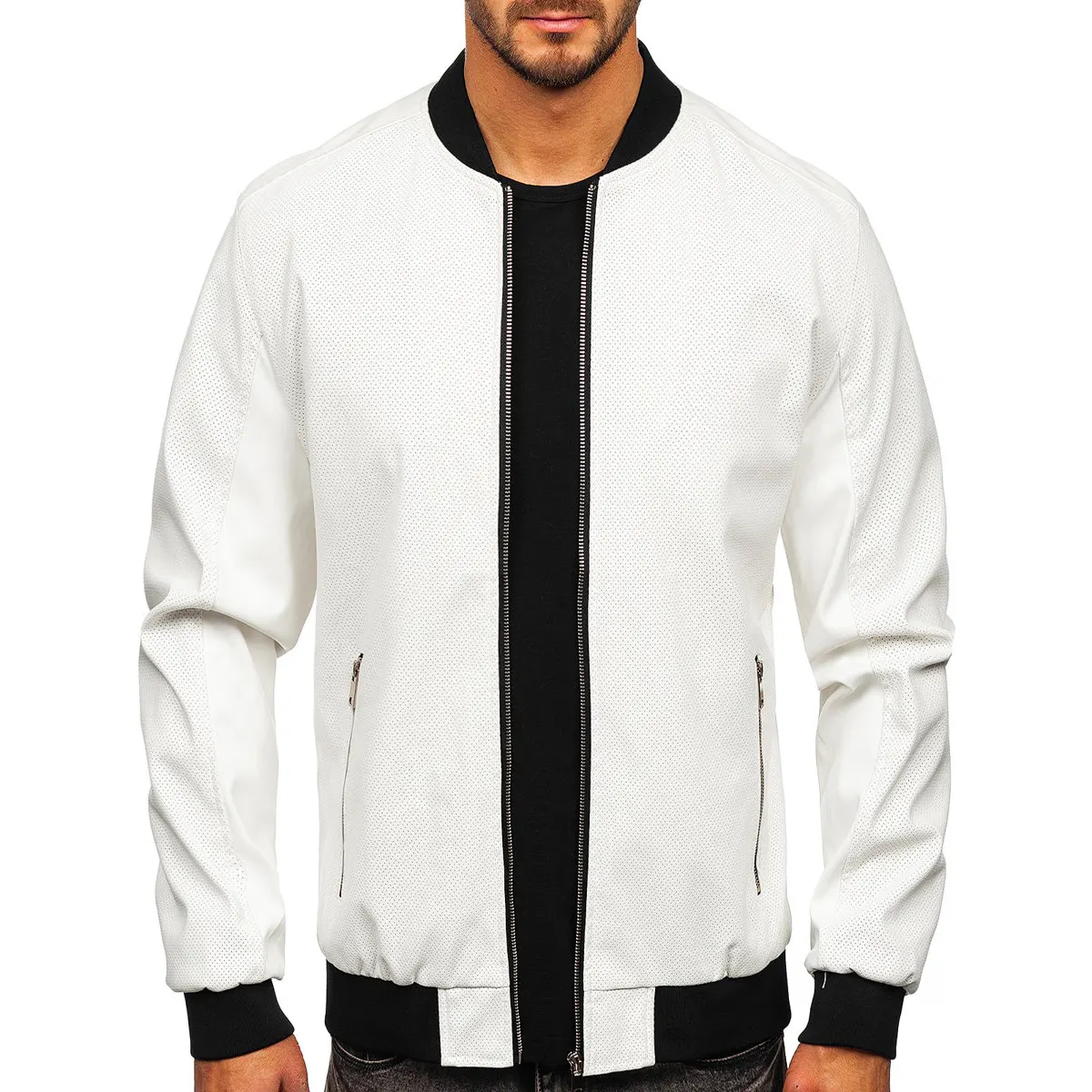 Custom Logo Factory Design Men Baseball Long Sleeves Unisex Sport Wear Sweatshirt Vintage Bomber Jackets Men's Clothing Regular
