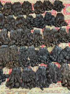 ผมต่อแบบไม่ผ่านกระบวนการผมชาวอินเดียผมหยิกเป็นลอนธรรมชาติ - Product Image 3