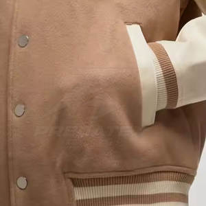 แจ็คเก็ตฤดูหนาวแบบมีตัวอักษรคอตั้งมีโลโก้ด้านหน้าระบายอากาศได้ดี - Product Image 5