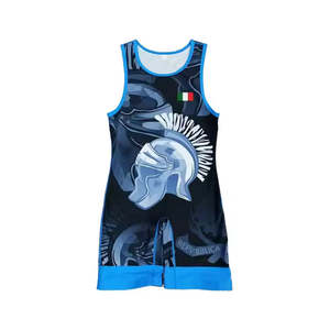 Singlets de Lucha Libre Deportivos Unisex con Diseño Personalizado, Precio de Fábrica Económico, Marca Pace Sports EXPERIENCE GEAR con Función Elástica - Product Image 1