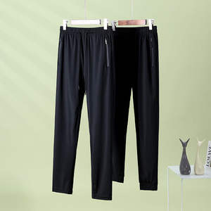 Pantalons de survêtement décontractés pour hommes Joggers Grande taille 100% polyester Respirant Taille élastique Lavé OEM Haute qualité - Product Image 4