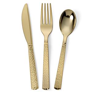 Durable <b>Gold</b> Stainless Steel Cutlery Set Designer Handle Classic Flatware Set For Daily Kitchen - Product Image 5
