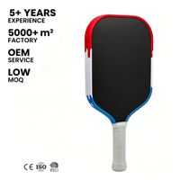 Oferta Especial: Pala de Pickleball JAS 12K de Fibra de Carbono sin Bordes de 16mm con Núcleo de Panal, Ligera, Profesional, Personalizable, de Fábrica OEM/ODM