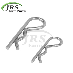 Goupille à ressort simple R-Clip de haute qualité, neuve, en acier à ressort, zinguée, fixation sécurisée, durable, résistante à la corrosion, pièces pour tracteurs - Product Image 1