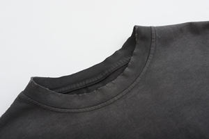 Custom Men 100% Cotton <b>T</b> <b>Shirt</b> Long Sleeve Blank Vintage Logo Custom Faded Oversized Washed <b>T</b> <b>Shirt</b> - Product Image 4