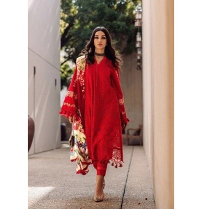 Traje de seda pakistaní étnico de sombra púrpura Diseñador de Venta caliente Nuevo vestido Salwar Kameez de Pakistán e India WS INTERNATIONAL - Product Image 3