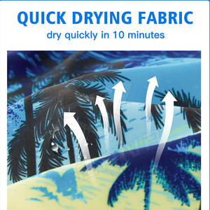 Shorts de Baño Personalizados al por Mayor para Hombre, 100% Algodón, Transpirables, Impermeables, de Secado Rápido, Ecológicos y Modernos para la Playa - Product Image 5