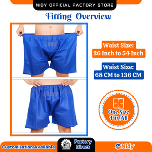 Calzoncillos bóxer desechables Unisex Nidy para SALÓN DE Spa tratamientos corporales bienestar belleza cuidado Personal ropa interior masaje - Product Image 3