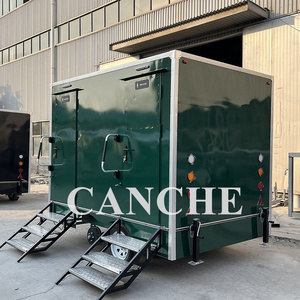 2024 buen precio inodoro portátil baño de lujo costo de alquiler baño remolque para boda - Product Image 5