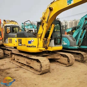 Mini-excavatrice sur chenilles Komatsu PC138US d'occasion, 5 tonnes, prix bas, comprend moteur, boîte de vitesses, roulement Changjiang, caractéristiques PLC - Product Image 2